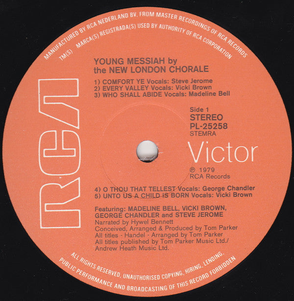 New London Chorale : Young Messiah (LP,Album)