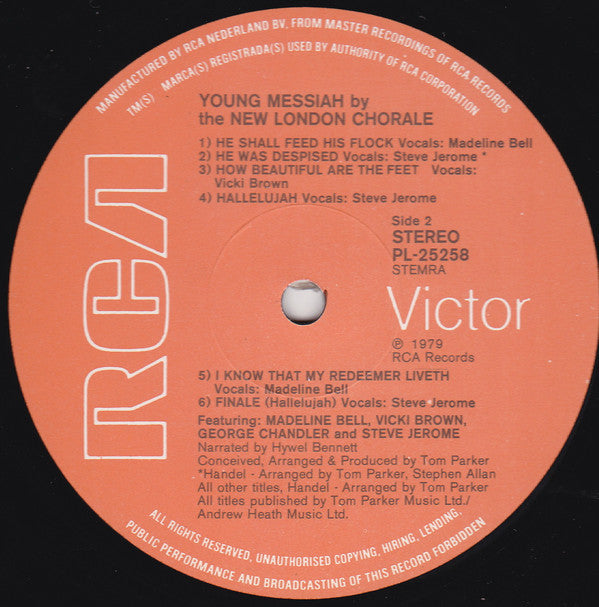 New London Chorale : Young Messiah (LP,Album)
