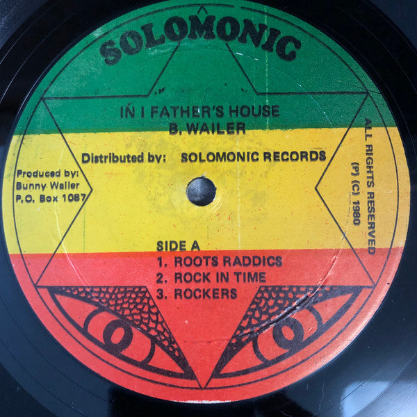 Bunny Wailer : In I Father's House (LP, Album)