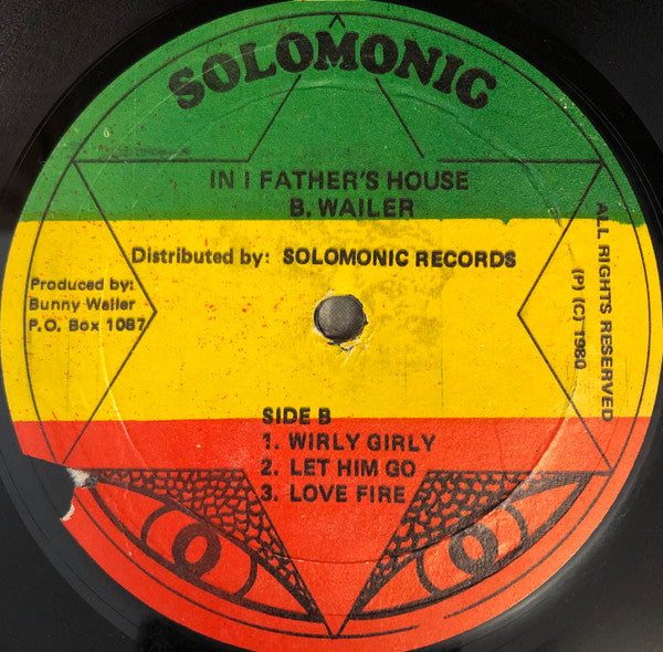 Bunny Wailer : In I Father's House (LP, Album)