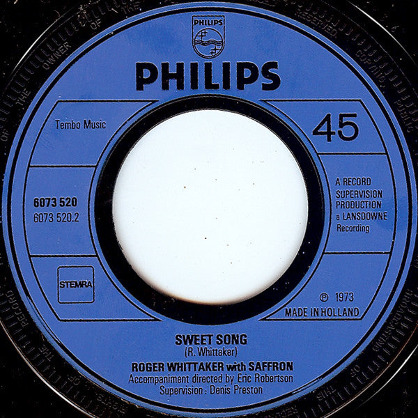 Roger Whittaker : Got To Head On Down The Road (7", Single)