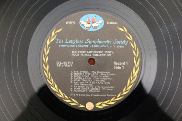 Various : The First Authentic 1950's Rock & Roll Collection (4xLP, Comp)