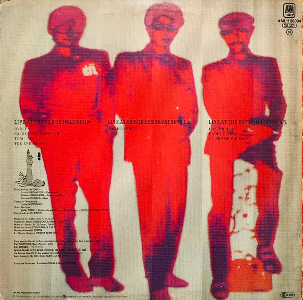 Yellow Magic Orchestra : Public Pressure (LP, Album)
