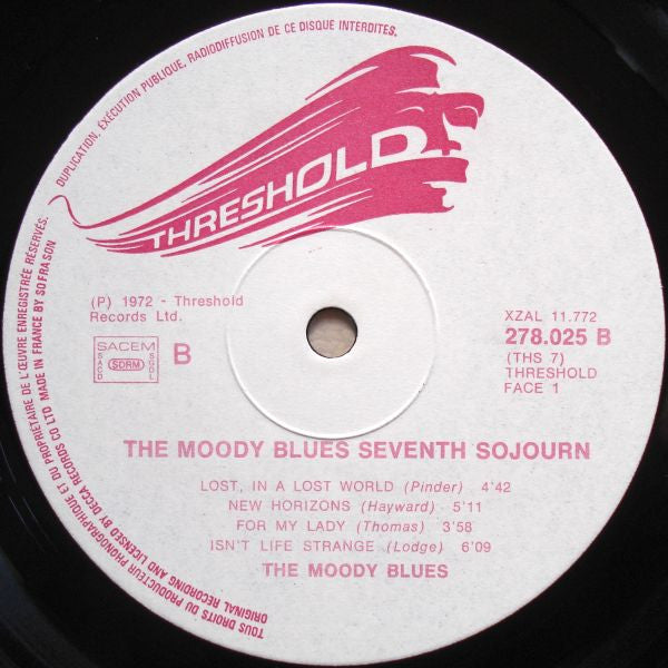 Moody Blues, The : Seventh Sojourn (LP,Album)