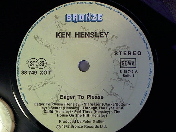 Ken Hensley : Eager To Please (LP,Album,Stereo)