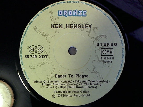 Ken Hensley : Eager To Please (LP,Album,Stereo)