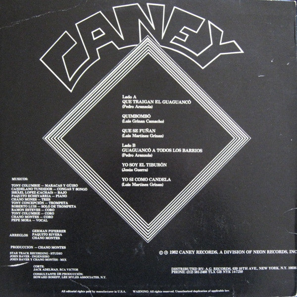 El Chano Montes Y Su Conjuto* : Recuerdan A Chappottin (LP)