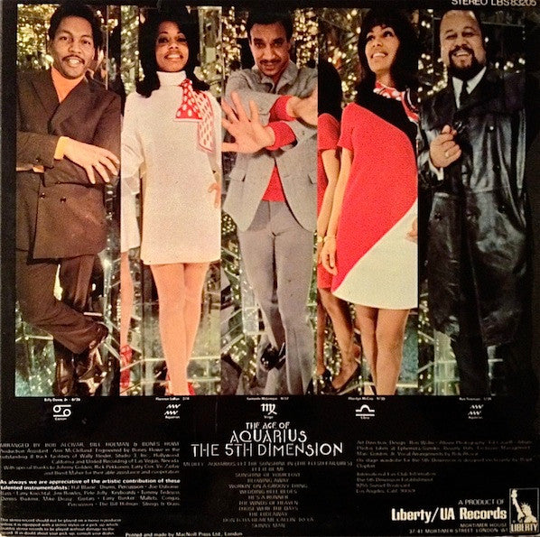 The Fifth Dimension - The Age Of Aquarius (LP, Album) - De Platen Aap – Vinylwinkel in Brielle & online webshop voor muziekliefhebbers