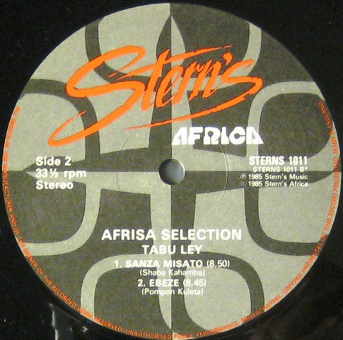 Tabu Ley* : Afrisa Selection (LP, Album)