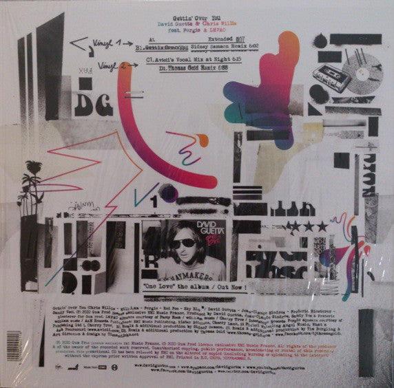 David Guetta & Chris Willis Feat. Fergie (2) & LMFAO : Gettin' Over You (2x12", Maxi)