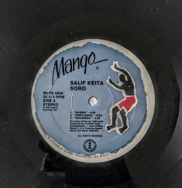 Salif Keita : Soro (LP, Album)