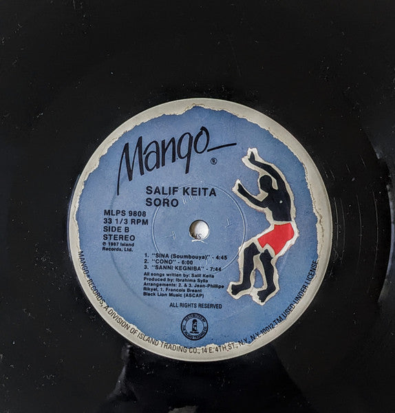Salif Keita : Soro (LP, Album)