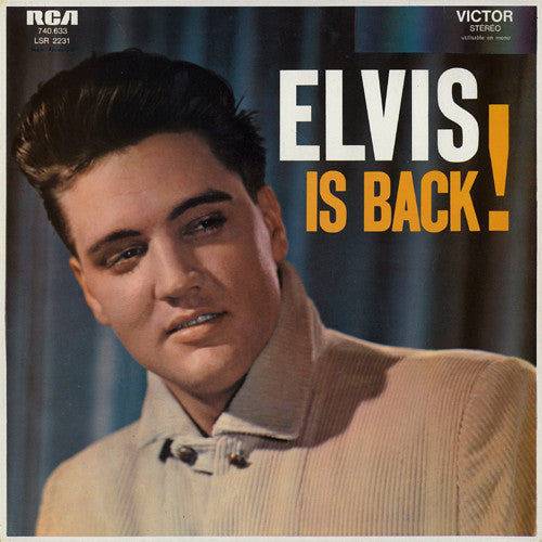 Elvis Presley Et Jordanaires, The : Elvis Is Back! (LP,Album,Reissue,Stereo)