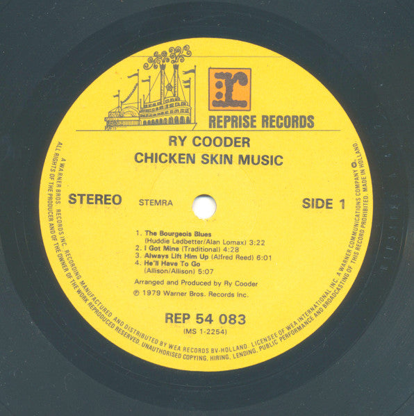 Ry Cooder - Chicken Skin Music (LP, Album, RE) - De Platen Aap – Vinylwinkel in Brielle & online webshop voor muziekliefhebbers