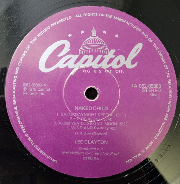 Lee Clayton : Naked Child (LP, Album)