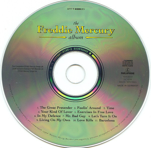 Freddie Mercury - The Freddie Mercury Album (CD, Comp, Ltd, S/Edition) - De Platen Aap – Vinylwinkel in Brielle & online webshop voor muziekliefhebbers