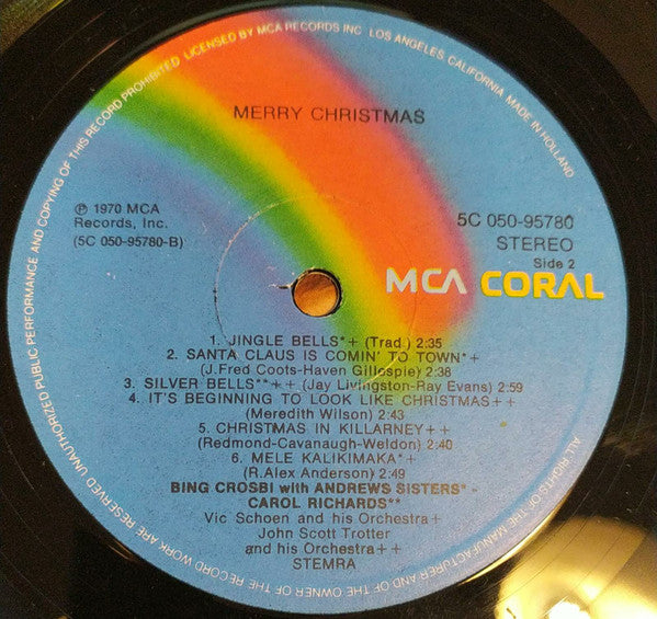 Bing Crosby : Merry Christmas (LP, Album, RE)