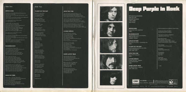 Deep Purple : In Rock (LP, Album, Gat)
