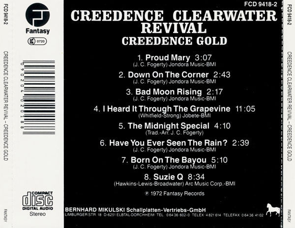 Creedence Clearwater Revival : Creedence Gold (CD, Comp, RE)