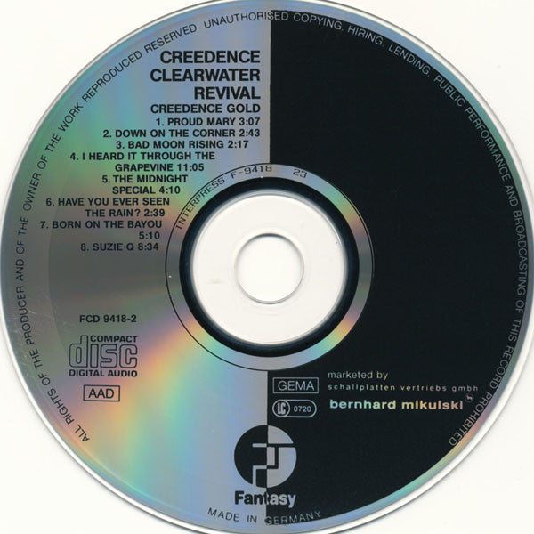 Creedence Clearwater Revival : Creedence Gold (CD, Comp, RE)