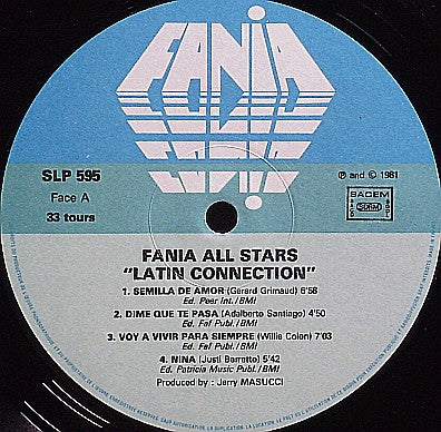 Fania All Stars : Latin Connection (LP, Album)