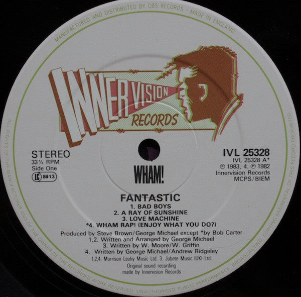 Wham! : Fantastic (LP, Album)