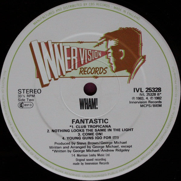 Wham! : Fantastic (LP, Album)