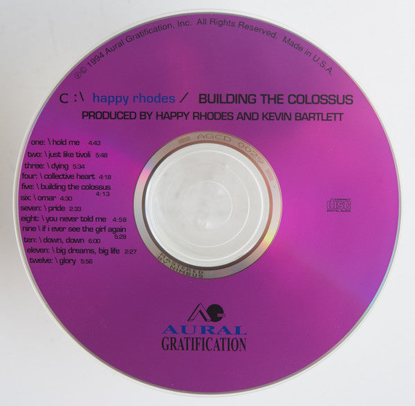 Happy Rhodes : Building The Colossus (CD, Album)