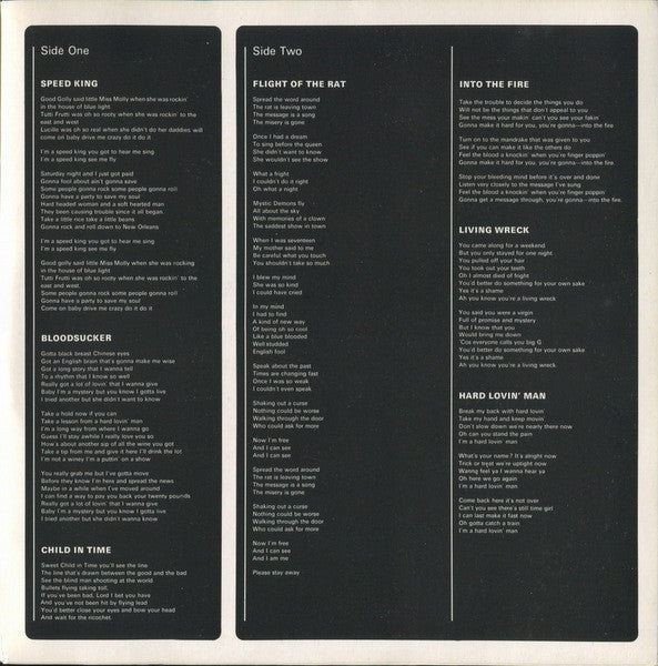 Deep Purple : In Rock (LP, Album, RE, Gat)