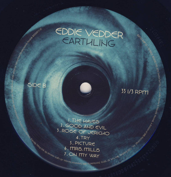 Eddie Vedder : Earthling (LP,Album,Stereo)