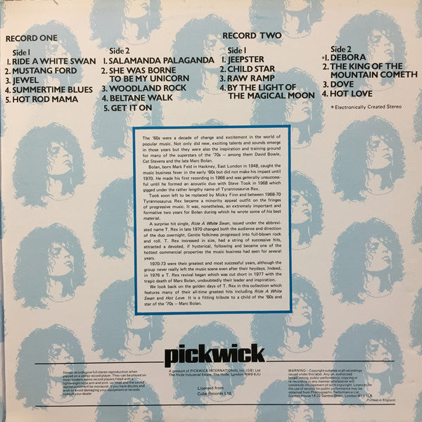 Marc Bolan & T. Rex : Greatest Hits (2xLP, Comp)