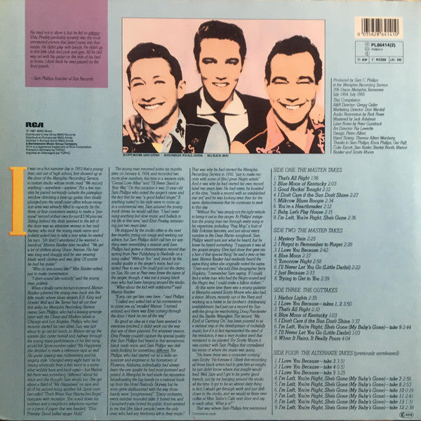 Elvis Presley : The Complete Sun Sessions (2xLP, Comp)