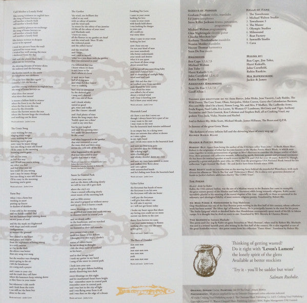 Jackie Leven - The Mystery Of Love Is Greater Than The Mystery Of Death (2xLP, Album, Ltd, RP, Mar) - De Platen Aap – Vinylwinkel in Brielle & online webshop voor muziekliefhebbers