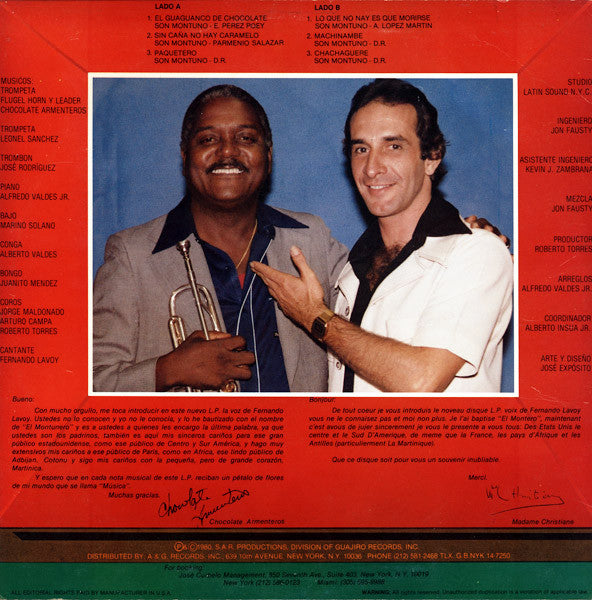 Chocolate* : Y Sigo Con Mi Son (LP, Album)