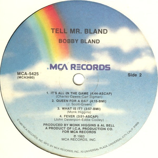 Bobby Bland : Tell Mr. Bland (LP, Album)