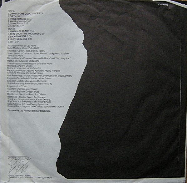 Lou Reed : Street Hassle (LP, Album)