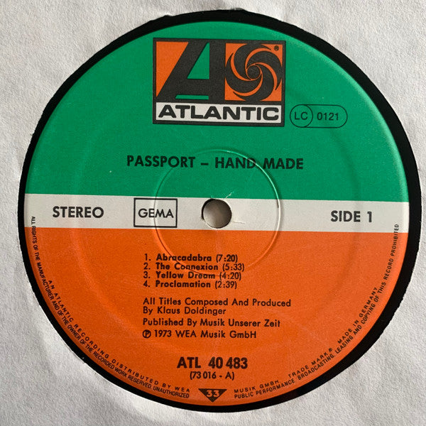 Passport (2) : Hand Made (LP, Album)