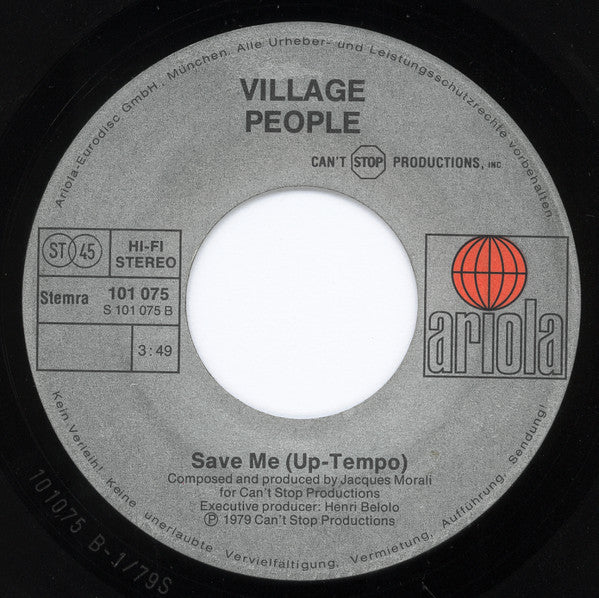 Village People : Sleazy (7")