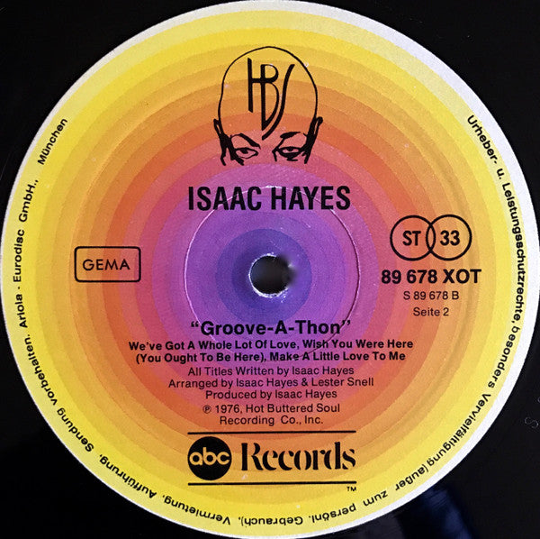 Isaac Hayes : Groove-A-Thon (LP, Album)