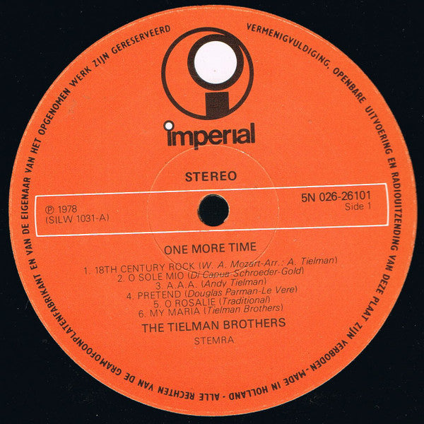 The Tielman Brothers* : One More Time (LP, RE)