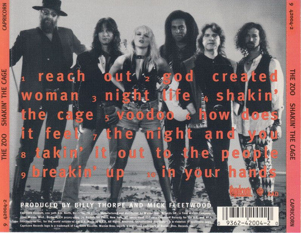 Mick Fleetwood's Zoo - Shakin' The Cage (CD, Album, Lon) - De Platen Aap – Vinylwinkel in Brielle & online webshop voor muziekliefhebbers