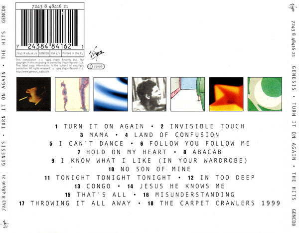 Genesis : Turn It On Again (The Hits) (CD, Comp)