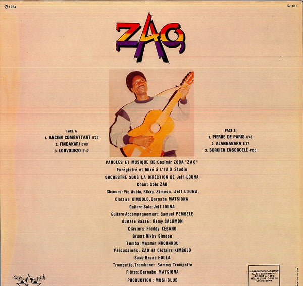 Zao (5) : Ancien Combattant (LP)