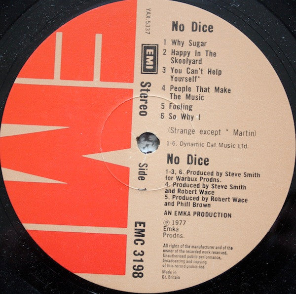 No Dice : No Dice (LP,Album)