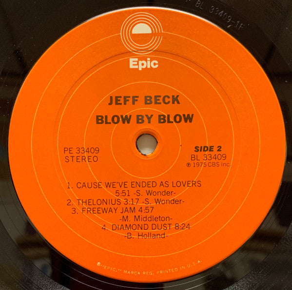 Jeff Beck : Blow By Blow (LP, Album, No )