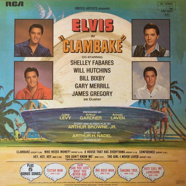 Elvis* : Clambake (LP, Album, RE)