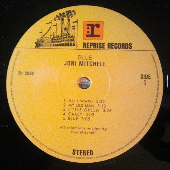 Joni Mitchell - Blue (LP, Album, RE, RM, 180) - De Platen Aap – Vinylwinkel in Brielle & online webshop voor muziekliefhebbers