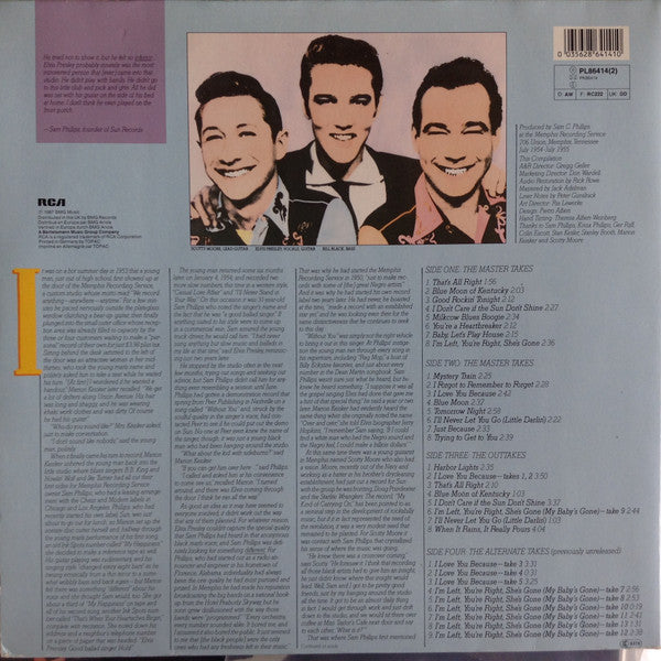 Elvis Presley : The Complete Sun Sessions (2xLP, Comp)