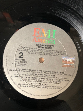 Wilson Pickett : Right Track (LP,Album)