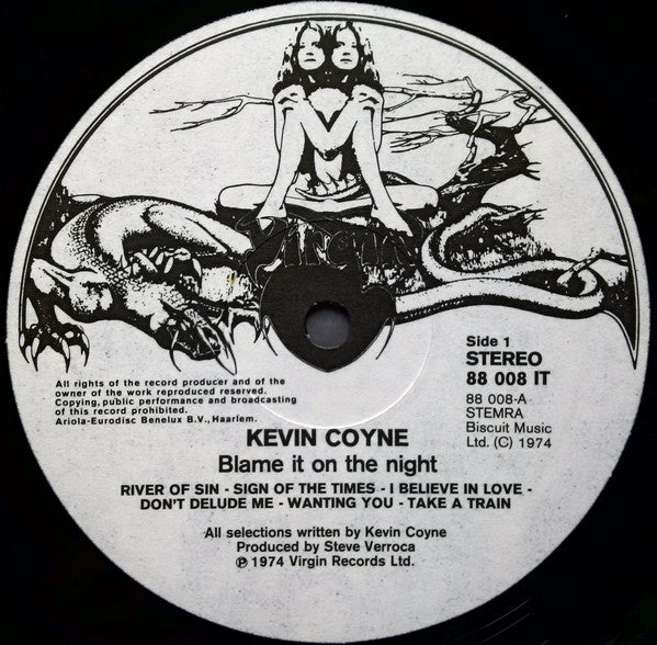 Kevin Coyne : Blame It On The Night (LP, Album)